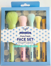 Load image into Gallery viewer, Mentos Pure Fresh Face Or Eye Brushes Set By Rude X Cosmetics
