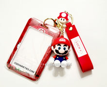 Load image into Gallery viewer, Mario Brothers Keychains Id Badge Holders Nintendo Mario Luigi

