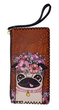 Load image into Gallery viewer, Printed Design Leatherette Wristlet
