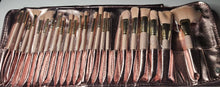 Load image into Gallery viewer, BonBom Rose Champagne 24 Piece Brush Set
