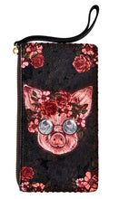 Load image into Gallery viewer, Printed Design Leatherette Wristlet
