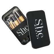 7pc Mini Brush Makeup Set With Case