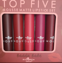 Load image into Gallery viewer, Top Five Mousse Matte Lipstick
