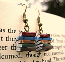 Load image into Gallery viewer, Stack Of Books Earrings
